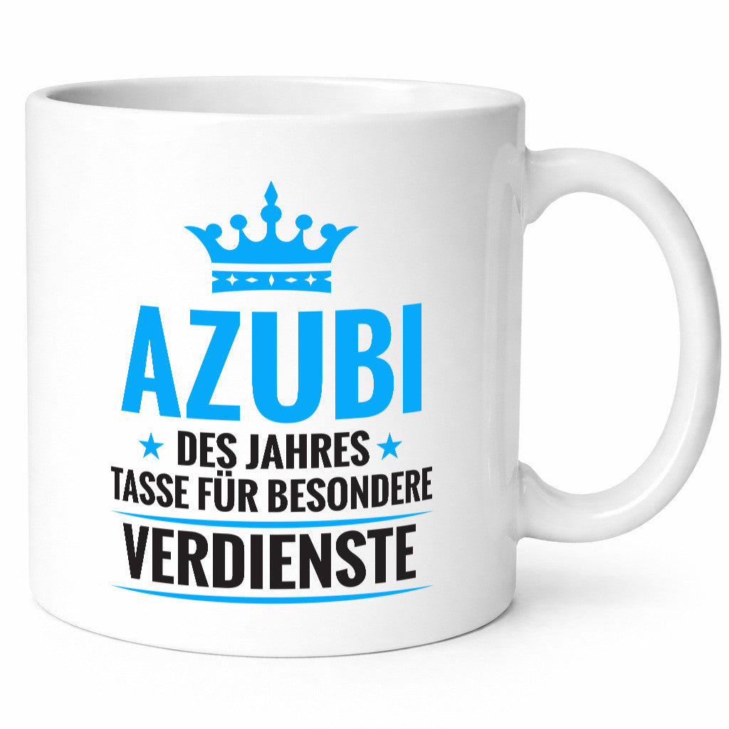 Besonderer Verdienst: Azubi | Ausbildung Lehre Lehrling Humor Geschenkidee Tasse