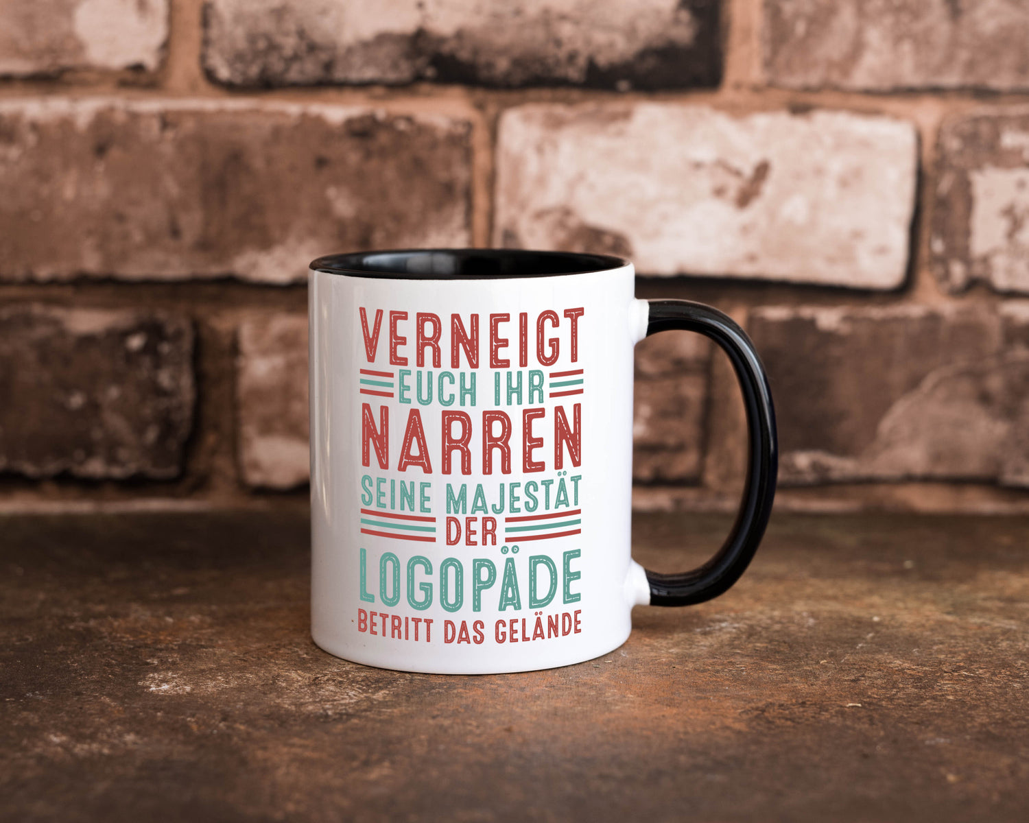 Verneigt euch: Logopäde | Sprachtherapie Geschenkidee Humor Tasse