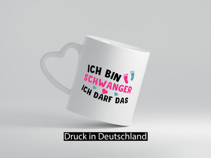 Ich bin schwanger | Nachwuchs Tasse lustiger Spruch Geschenk Humor Geschenkidee