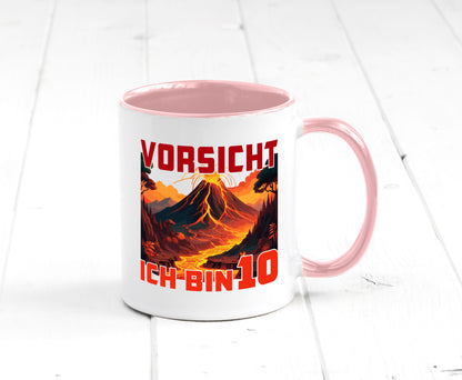 10. Geburtstag | 10 Jahre Vulkanausbruch Vulkan Humor Geschenkidee Tasse