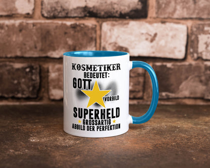 Bedeutung von Kosmetiker | Kosmetik Stylist Visagist Geschenkidee Humor Tasse