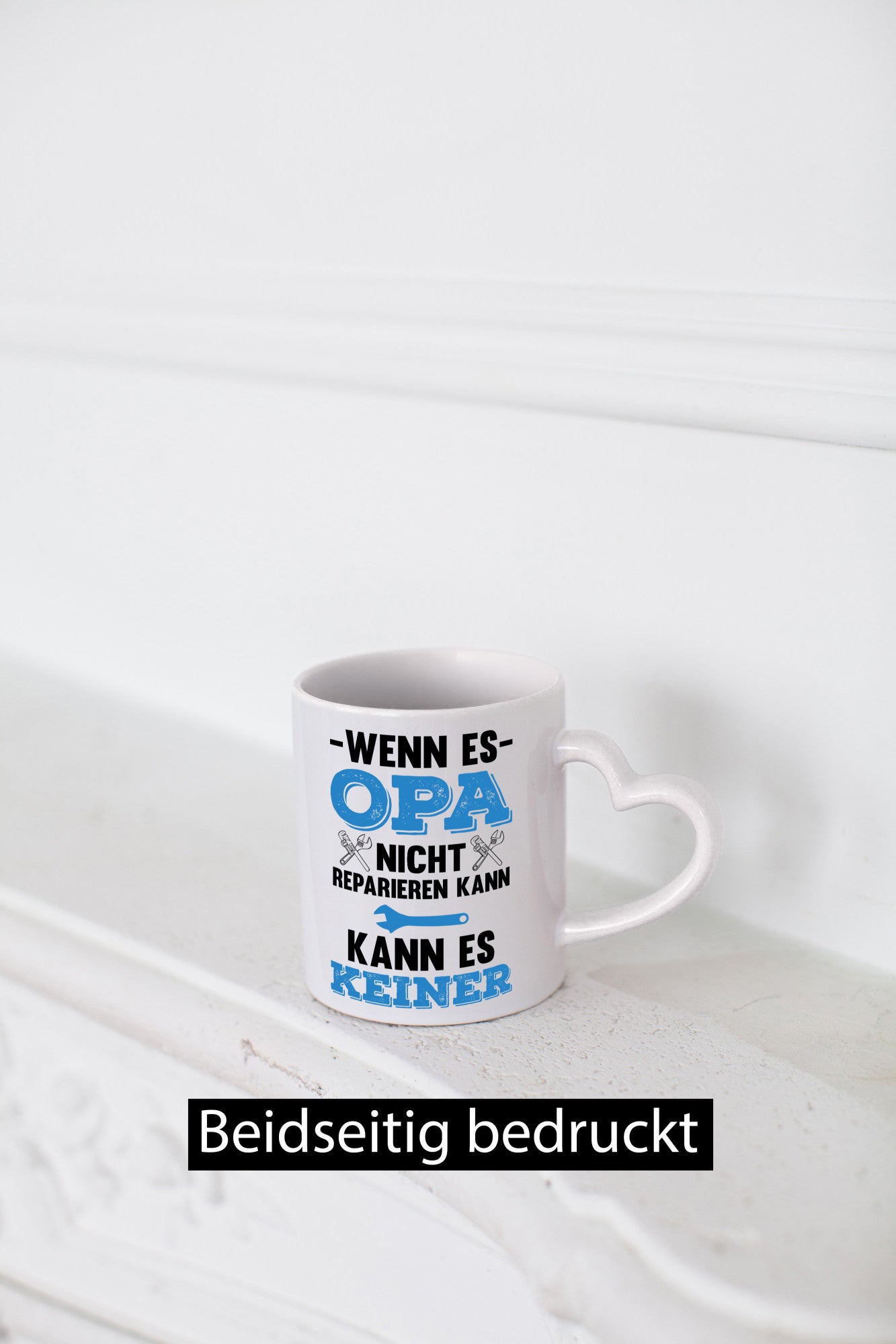 Opa kann es Reparieren wenn nicht keiner Humor Familie Geschenkidee Tasse