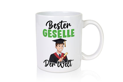 Bester Geselle | Handwerker v2 lustig Humor Geschenkidee Geschenk Tasse