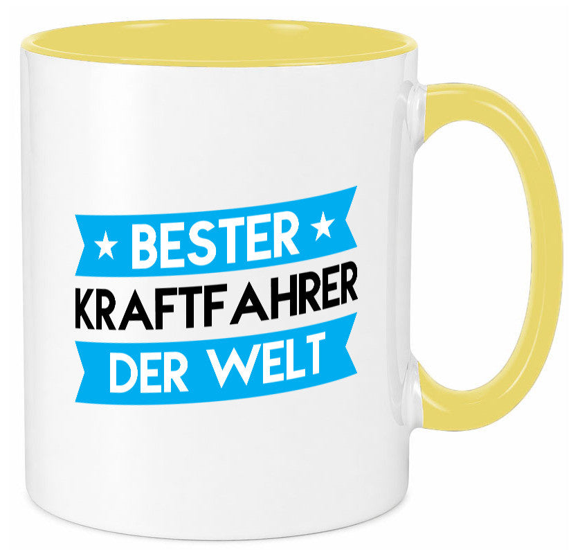 Bester Kraftfahrer | Lastwagen LKW Fahrer Geschenk Humor Geschenkidee lustiger Tasse