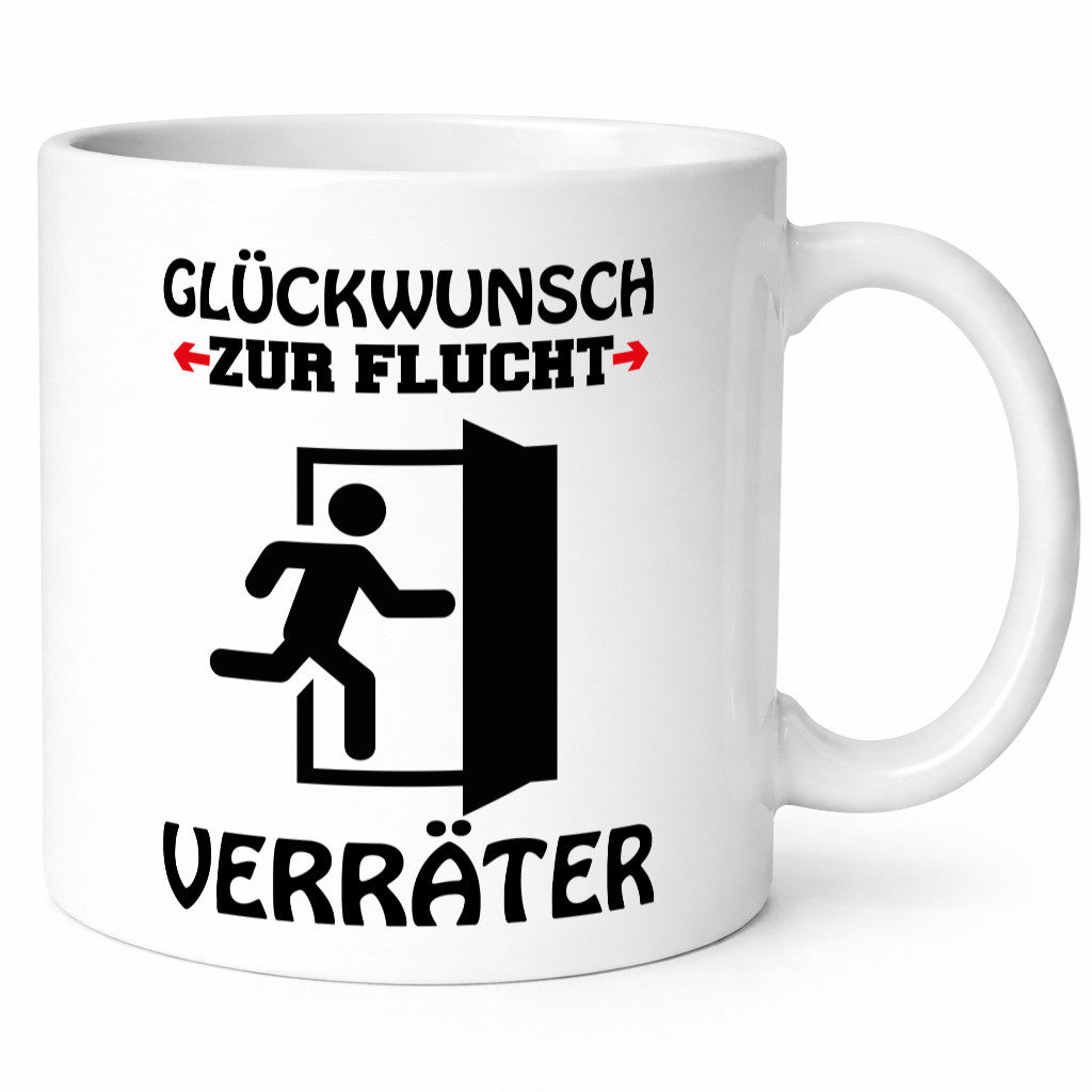 Verräter Jobwechsel lustiger Spruch Geschenk Arbeit Kollegen Büro Tasse
