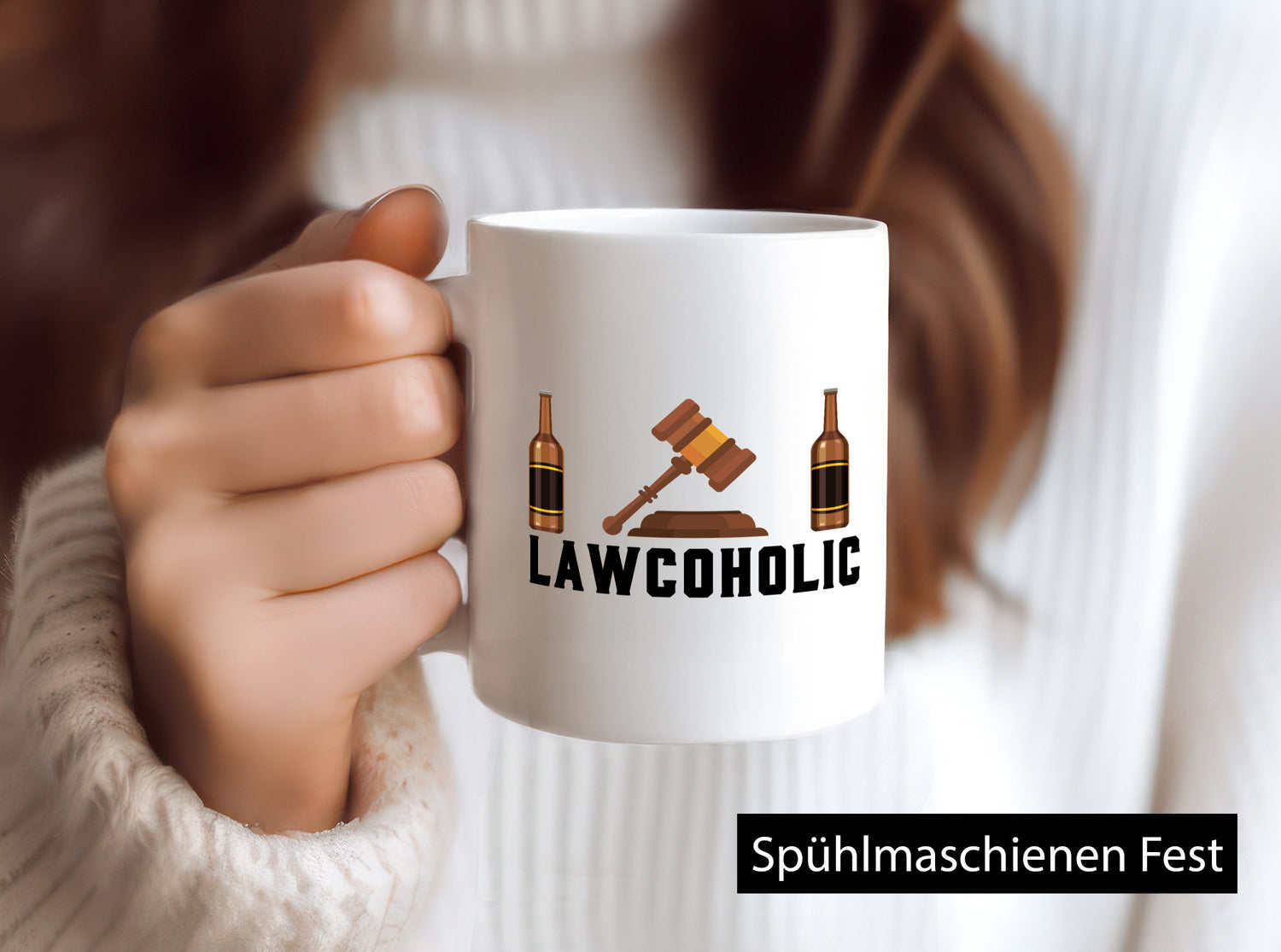Lawcoholic | Gesetz Anwalt Jura Geschenkidee Humor Tasse