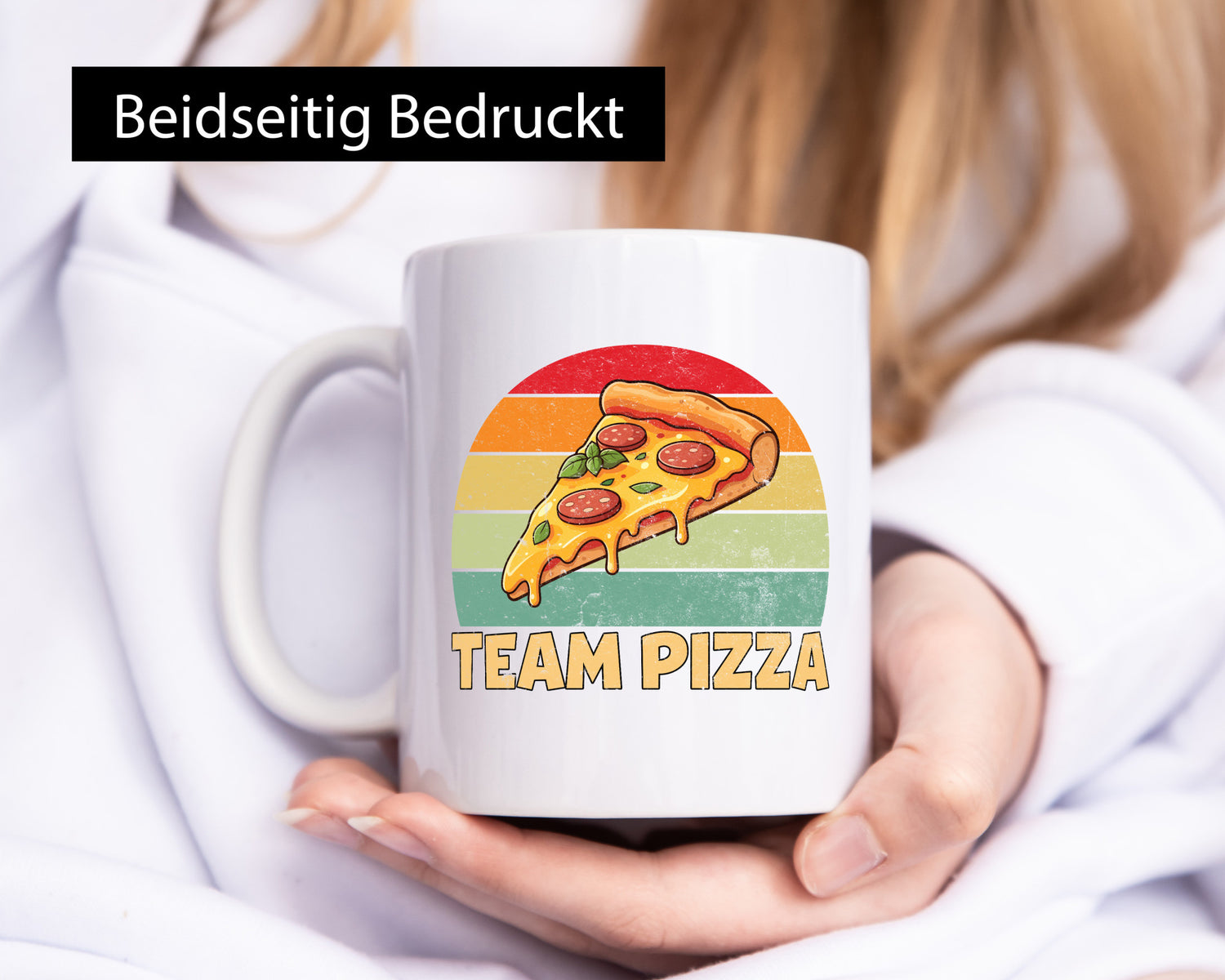 Team Pizza | Pizzaliebhaber Lover v2 Geschenkidee Humor Tasse