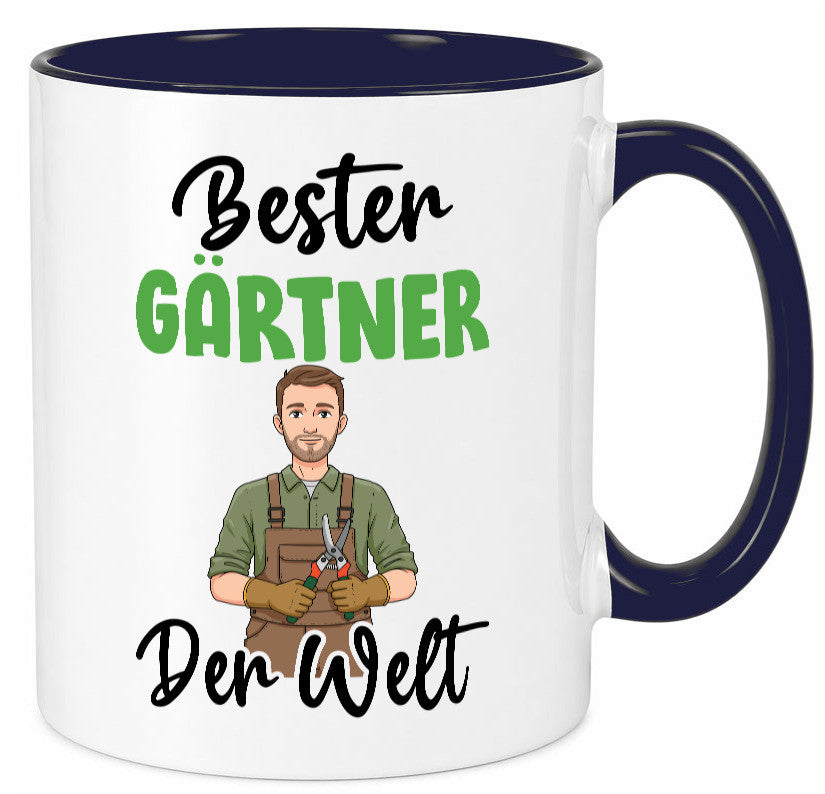 Bester Gärtner | Gartenbau v2 Geschenk Humor Geschenkidee lustiger Spruch Tasse