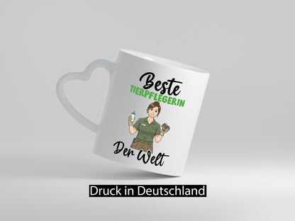 Beste Tierpflegerin | Pflegeberuf Tierheim v2 Geschenk Arbeit Kollegen Büro