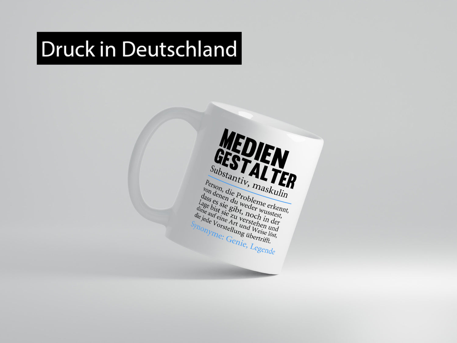 Mediengestalter | Beruf Medien Humor v2 Arbeit Kollegen Büro Geschenkidee Tasse
