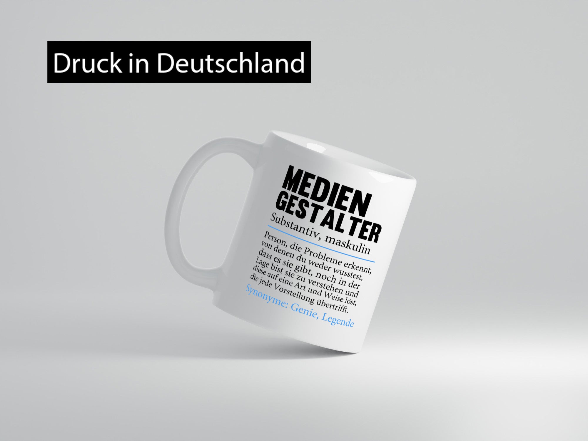 Mediengestalter | Beruf Medien Humor v2 Arbeit Kollegen Büro Geschenkidee Tasse