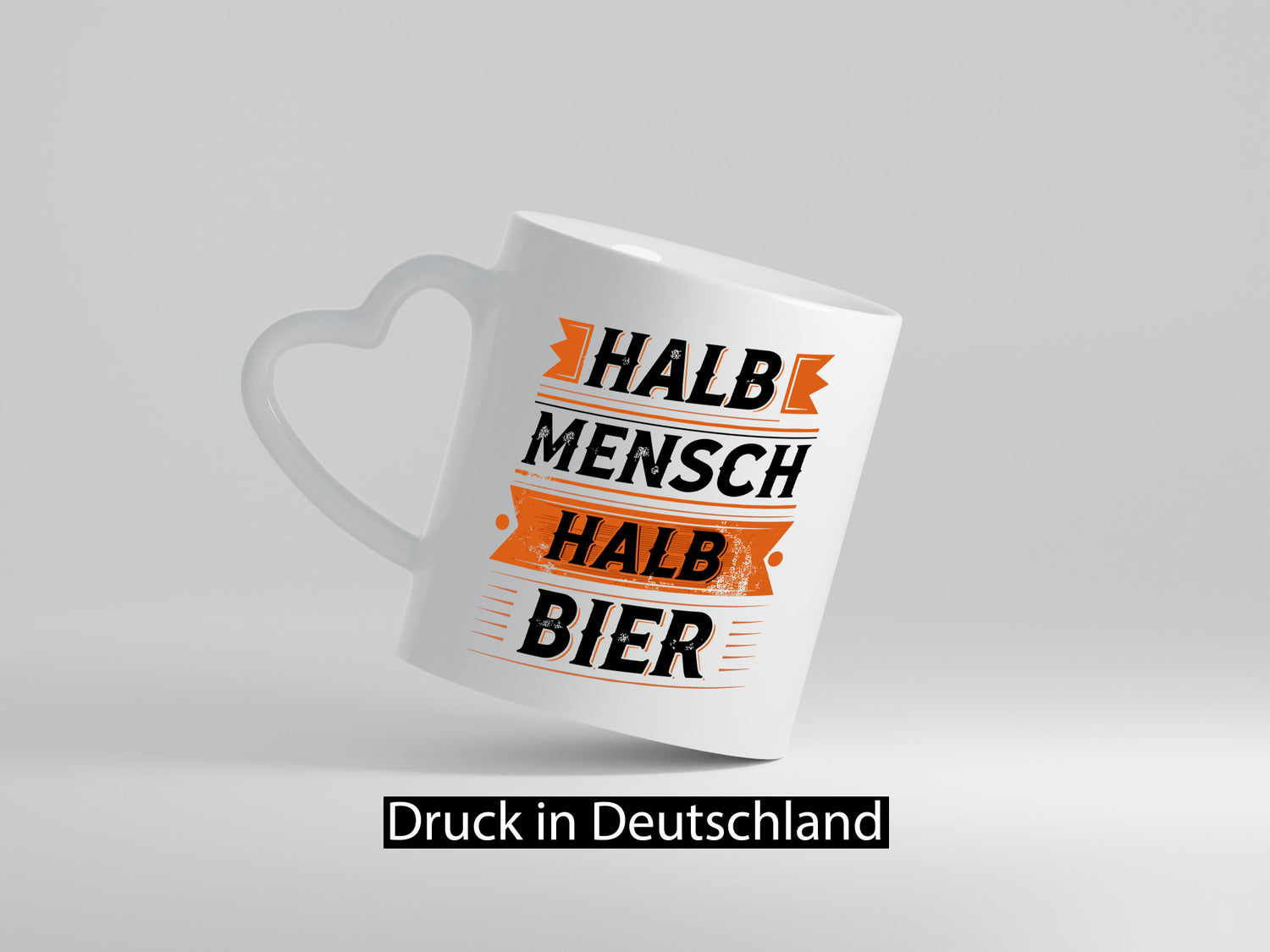 Halb Mensch Bier | Biertrinker Bierliebhaber lustig Humor Geschenkidee Geschenk