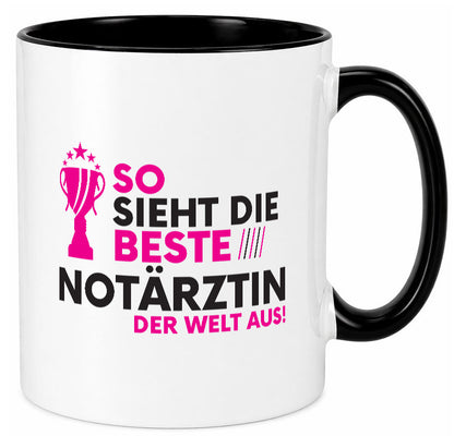 Die Weltbeste Notärztin | Ã„rztin Geschenk Humor Geschenkidee lustiger Spruch Tasse