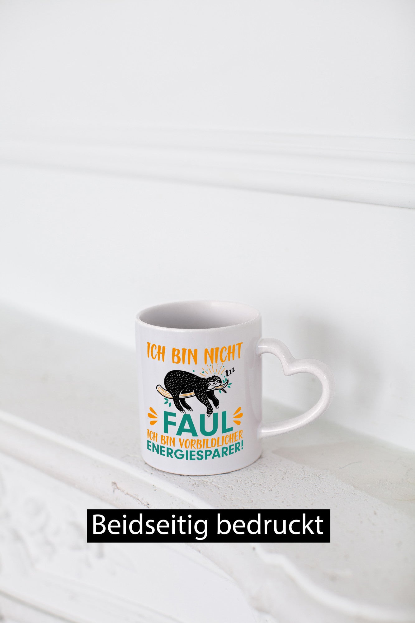 Fauler Energiesparer | Faultier Tasse Faulpelz Humor lustiger Spruch Geschenk