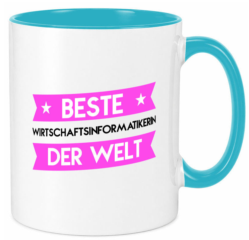 Beste Wirtschaftsinformatikerin | Wirtschaft Informatik Humor Geschenkidee Tasse