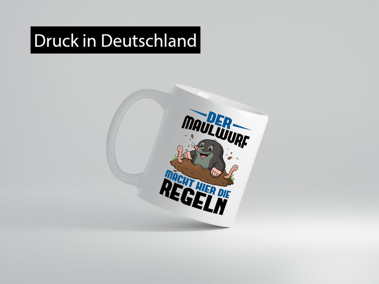 Der Maulwurf macht hier die Regeln | Gärtner Geschenk Humor Geschenkidee
