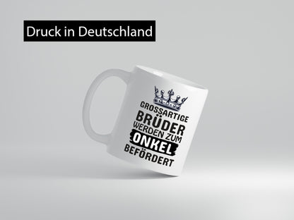 Beförderung zu Onkel | Schwangerschaft Bruder Geschenk Humor Geschenkidee
