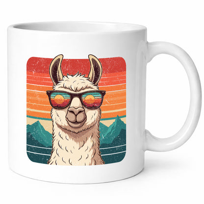 Alpaka Vintage | Lama Kamel Geschenk Humor Geschenkidee lustiger Spruch Tasse