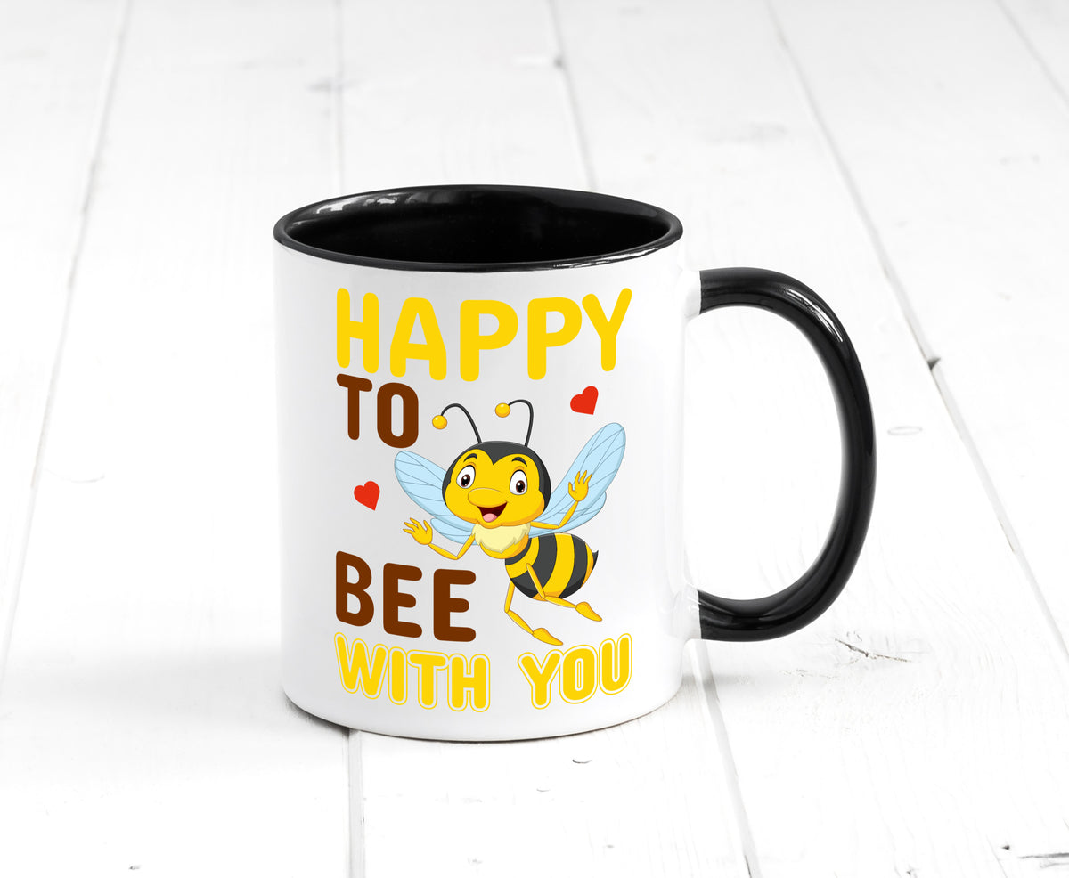 Happy Bee | Beziehung Tasse Freundschaft Bienen Humor Geschenkidee