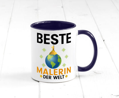 Welt Bester Malerin | Malerinnen Geschenk Humor Geschenkidee lustiger Spruch