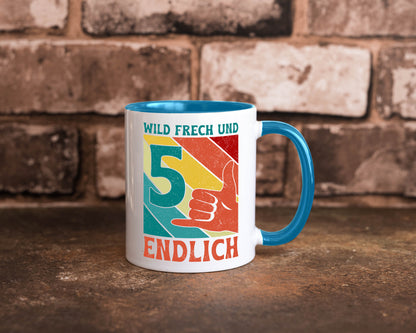 5. Geburtstag | 5 Jahre Wild und Frech Geschenk Geschenkidee lustiger Spruch