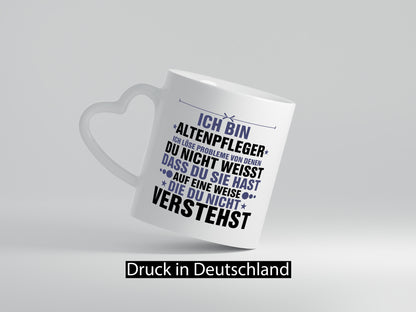 Löse Probleme: Altenpfleger | Pflegepersonal Geschenk Humor Geschenkidee