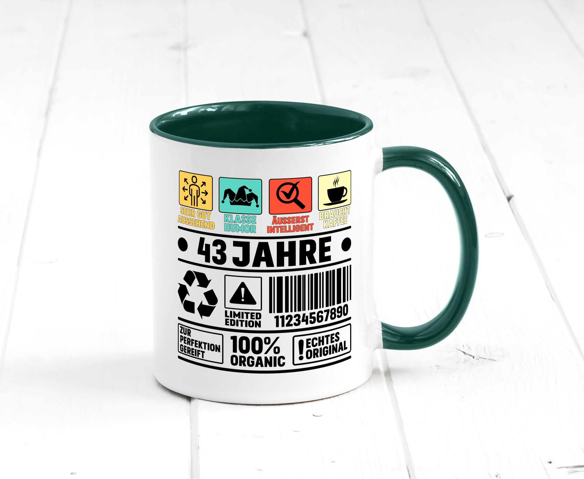 43. Geburtstag | 43 Jahre Humor Limited Edition lustiger Spruch Geschenk