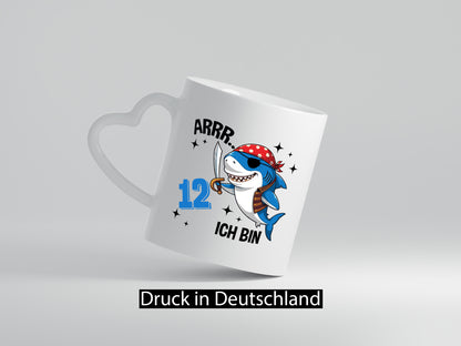 12. Geburtstag | 12 Jahre Arr Pirat Hai Piraten Geschenk Geschenkidee lustiger