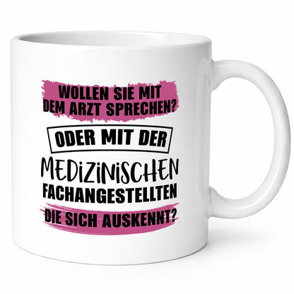 Medizinische Fachangestellte | Beruf Tasse MFA Geschenkidee Arbeit Kollegen