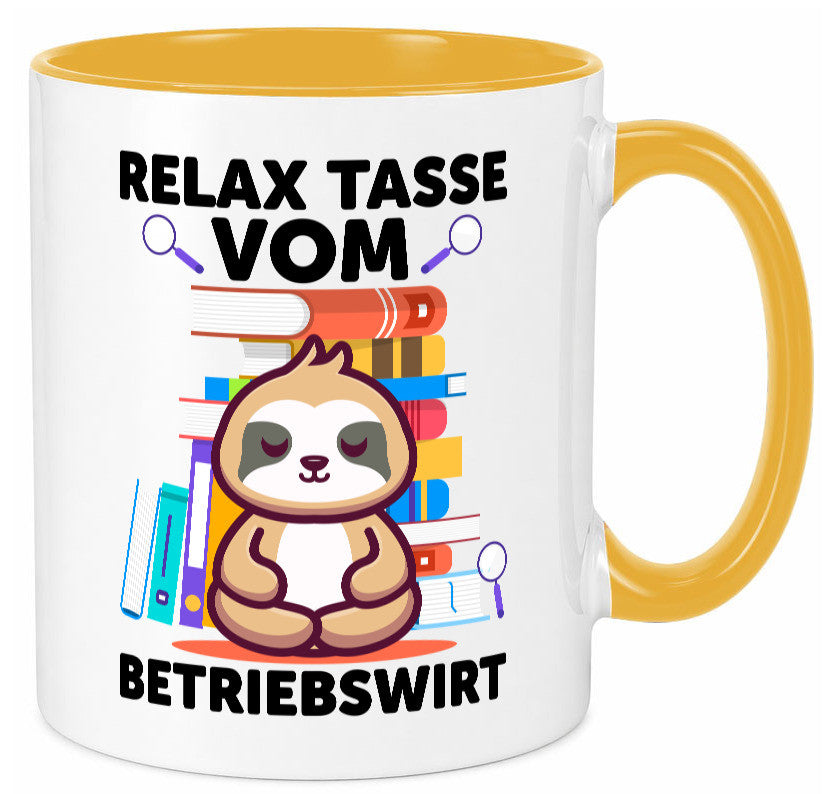 Relax Tasse: Betriebswirt | Betriebswirtschaft lustiger Spruch Geschenk Humor