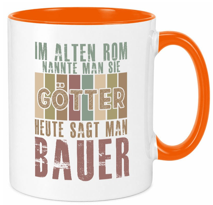 Heute sagt man: Bauer | Bauernhof Landwirtschaft Humor Geschenkidee Tasse