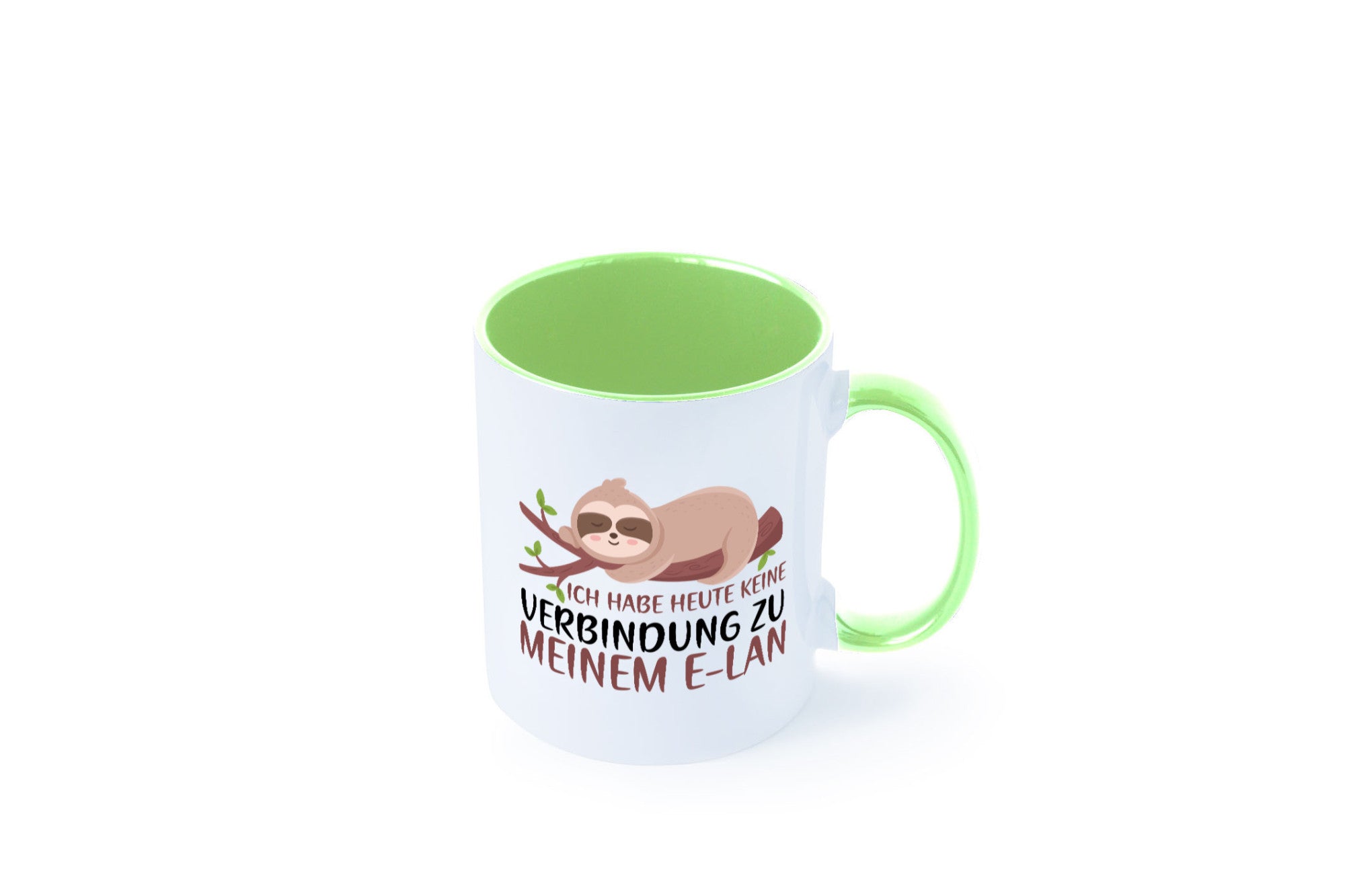 Verbindung zum Elan | WLAN Faultier Faulpelz Laufband Humor Tierliebhaber