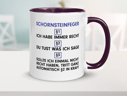 Ich habe immer Recht Schornsteinfeger | Kaminkehrer v2 lustig Humor