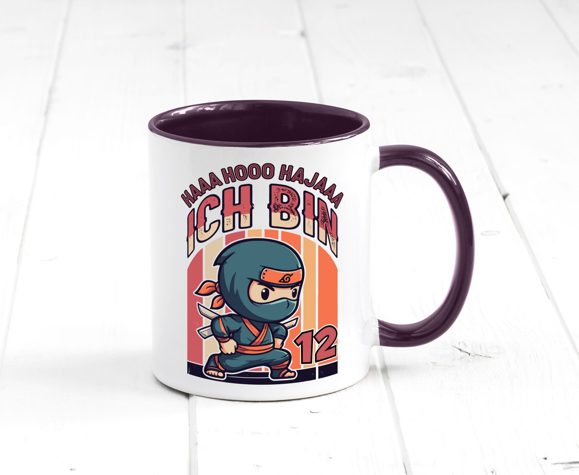 12. Geburtstag | Ninja Junge 12 Jahre Humor Geschenkidee Tasse