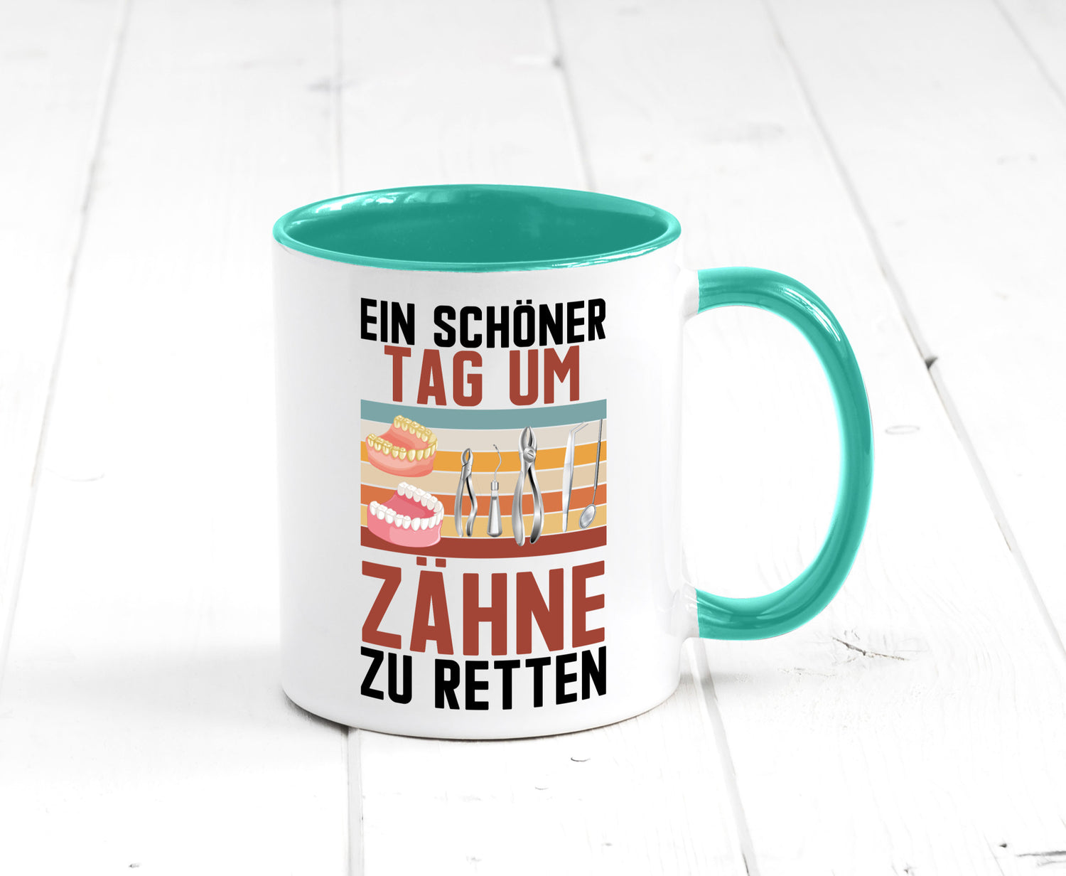 Ein schöner Tag um zähne zu retten | Zahnarzt Geschenk Humor Geschenkidee