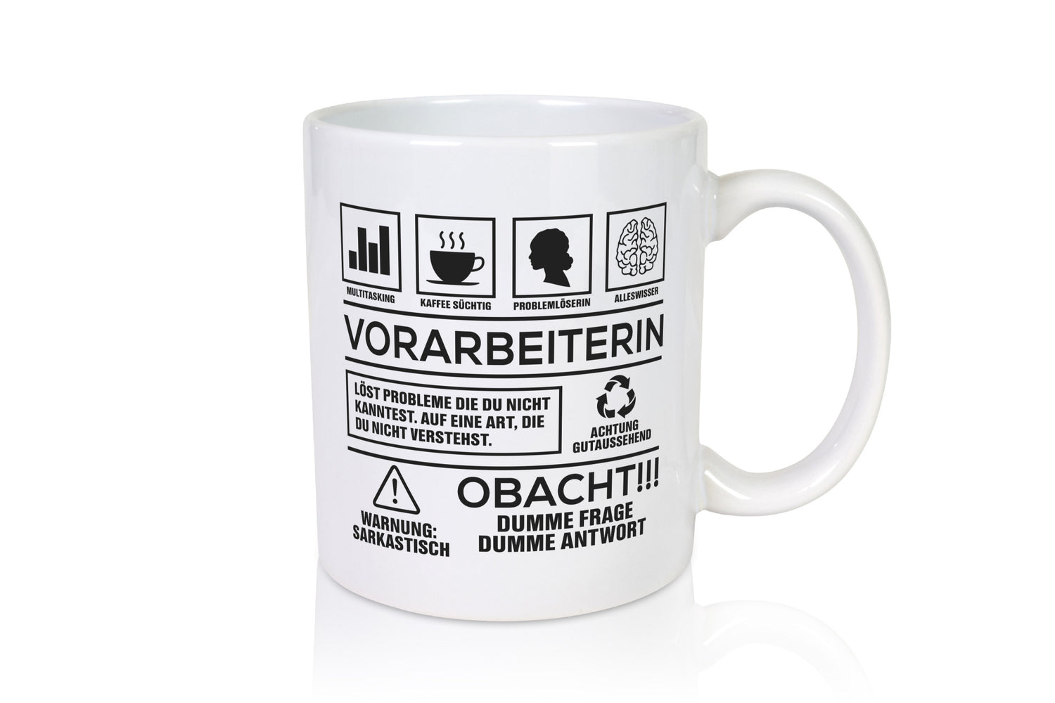 Achtung Probleme Vorarbeiterin | Kollegin Teamleiter Geschenkidee Arbeit