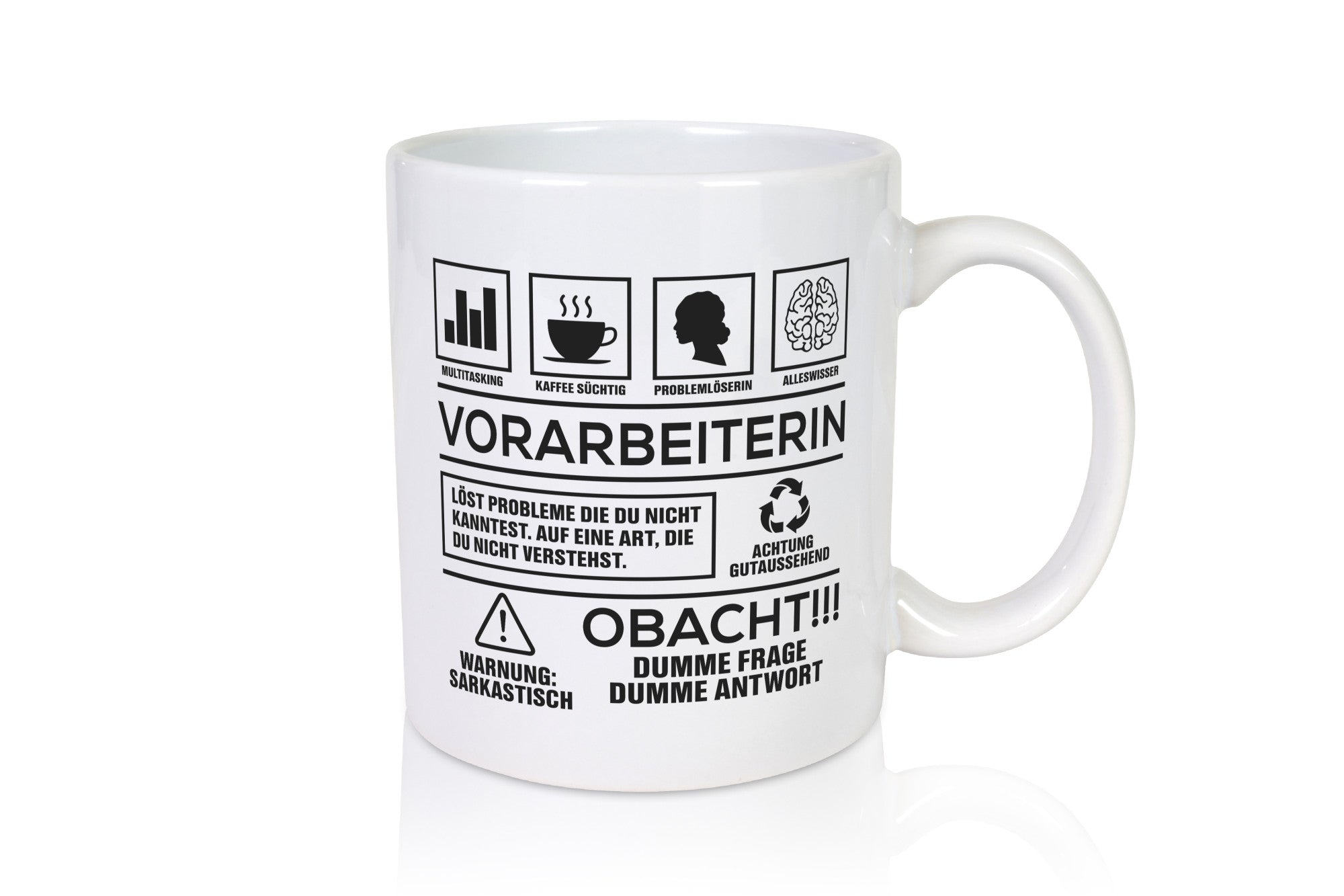 Achtung Probleme Vorarbeiterin | Kollegin Teamleiter Geschenkidee Arbeit