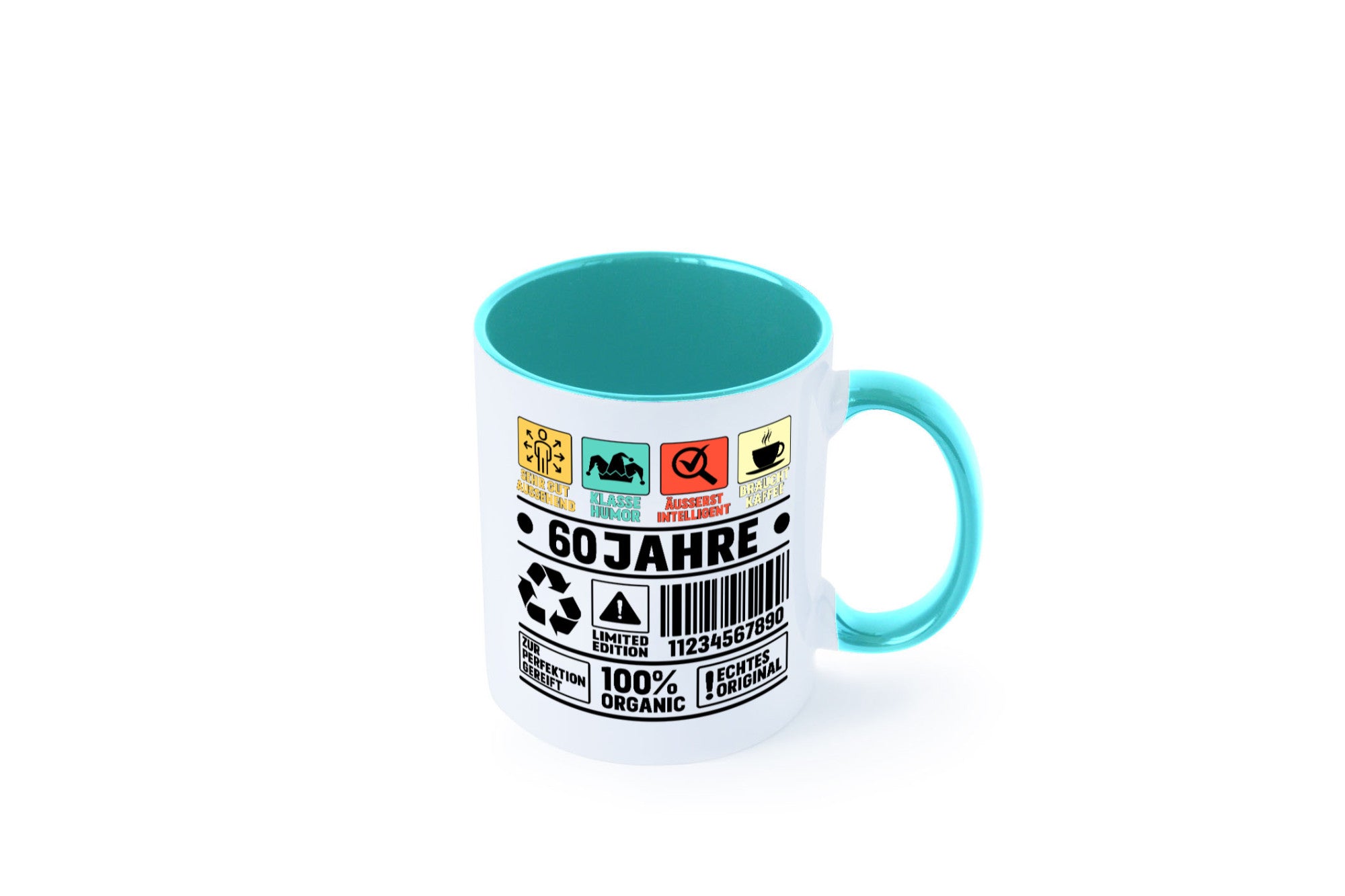 60. Geburtstag | 60 Jahre Humor Limited Edition Geschenkidee Tasse