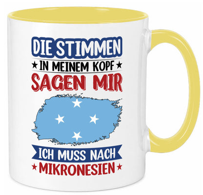 Mikronesien | Urlaub Stimmen in meinem Kopf Traumland Geschenk Humor