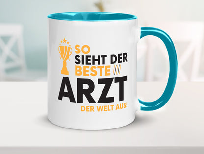 Der Weltbeste Arzt | Medizin Doktor Facharzt lustiger Spruch Geschenk Humor Tasse