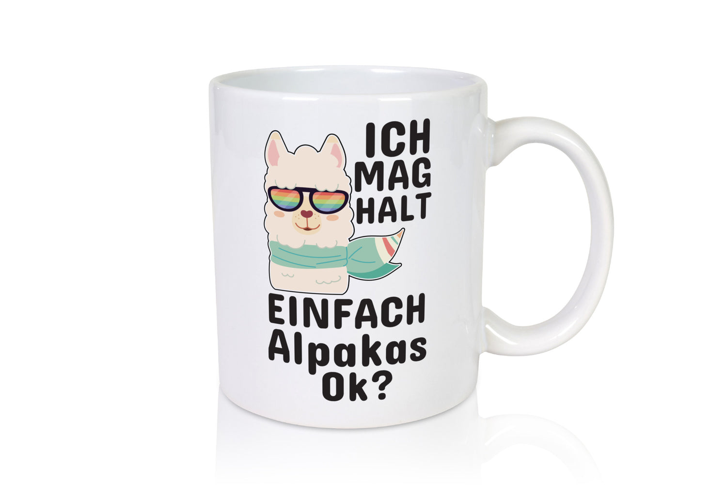 Ich mag Alpakas | Motiv Tasse lustig Tierliebe Tierliebhaber Humor Geschenk