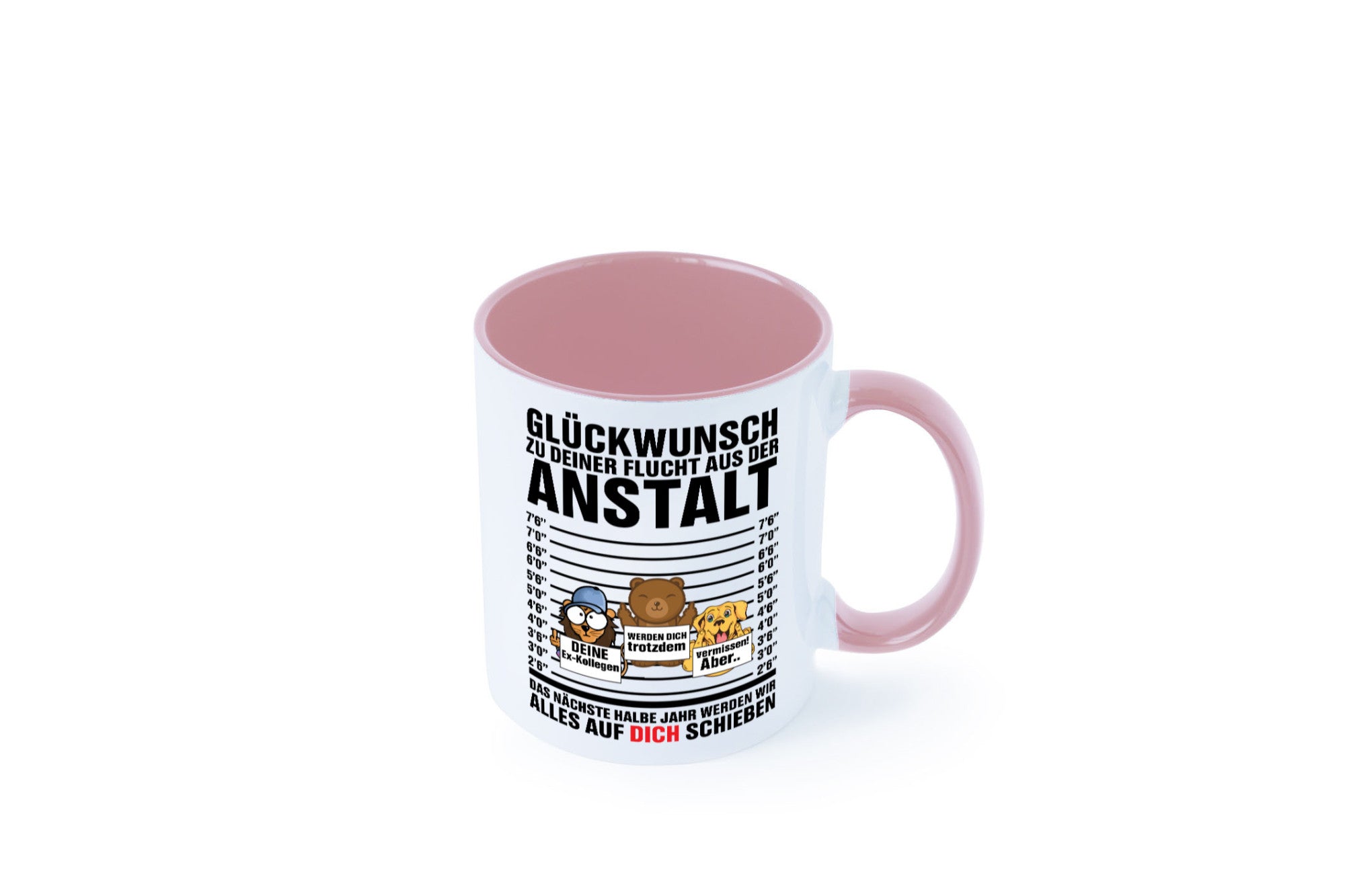 Glückwunsch zur Flucht | Arbeitskollegen Berufswechel Humor Arbeit Kollegen