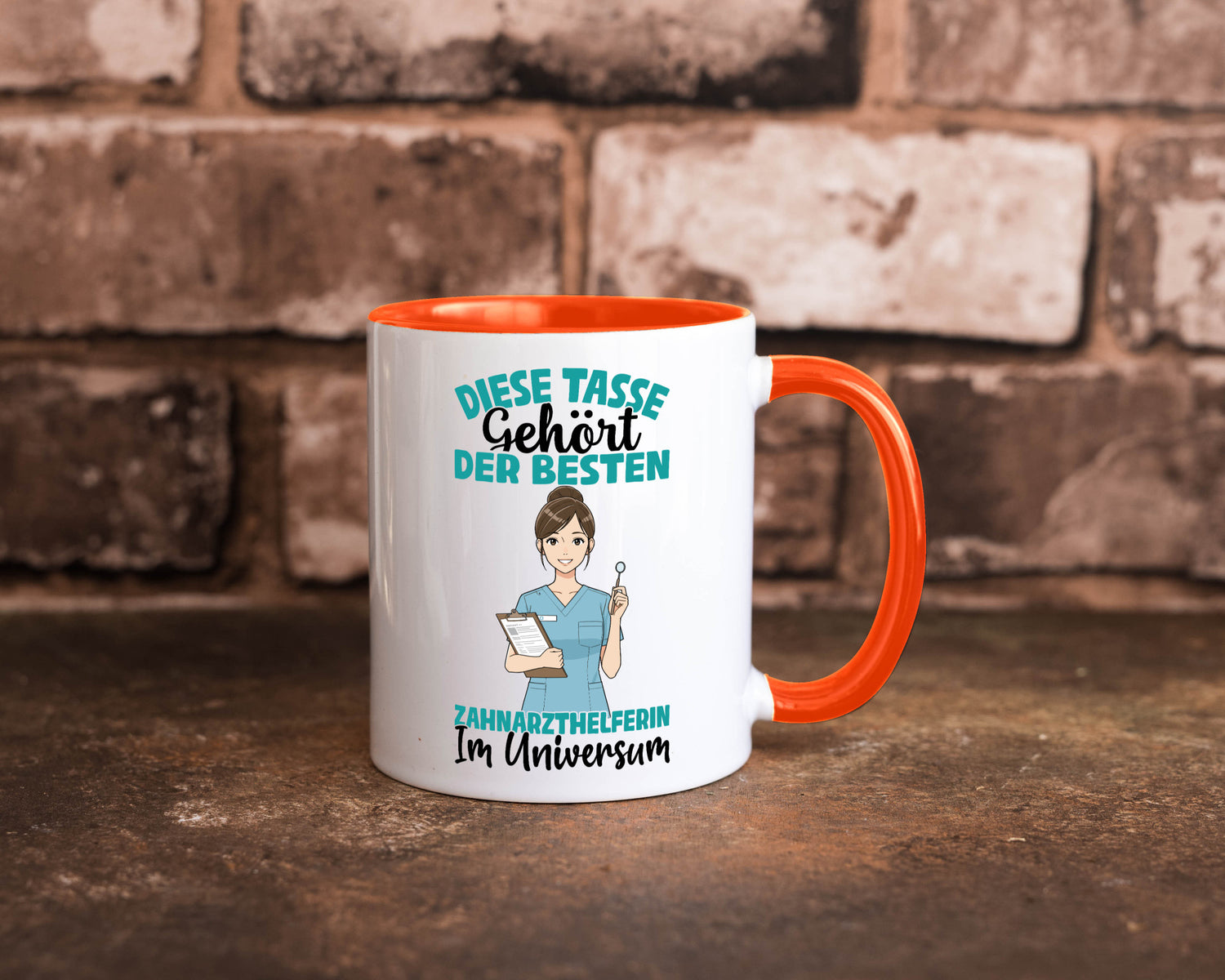 Im Universum: Zahnarzthelferin | Zahnmedizin Humor Geschenkidee Tasse