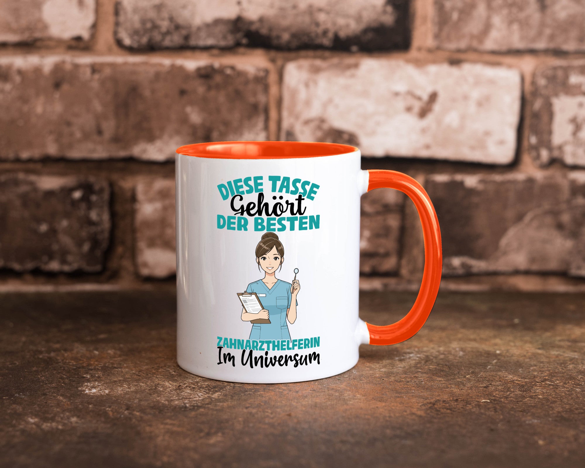 Im Universum: Zahnarzthelferin | Zahnmedizin Humor Geschenkidee Tasse
