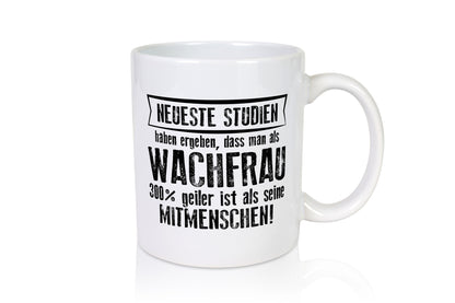 Neuste Studien: Wachfrau | Wachpersonal Nachtwächter lustig Humor Geschenkidee