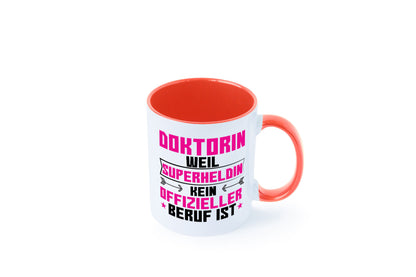 Superheldin Doktorin | Doktorand Doktortitel Geschenkidee Humor Tasse