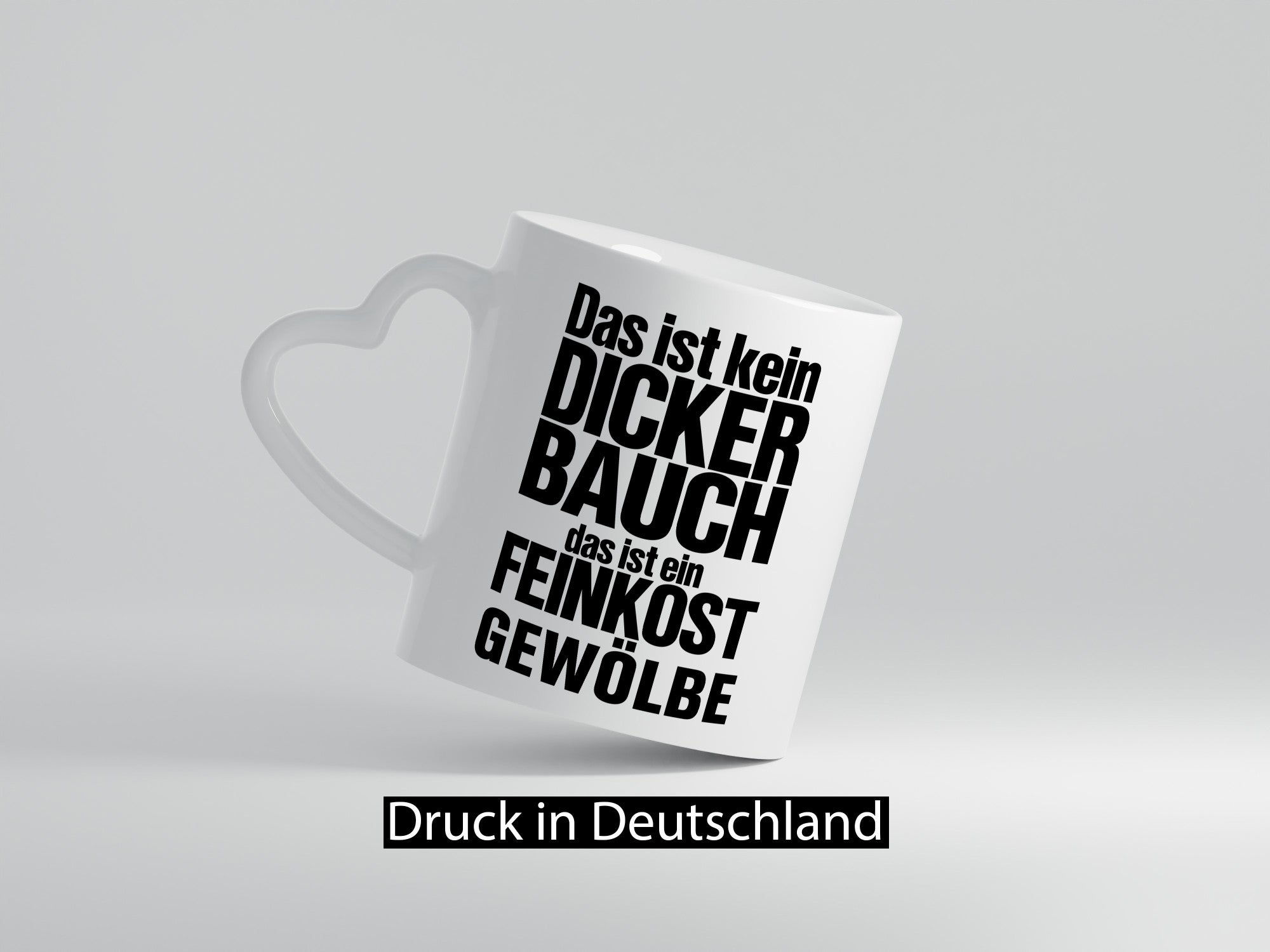 Kein dicker Bauch | witziger Spruch Männer Körperfülle Humor Geschenkidee Tasse