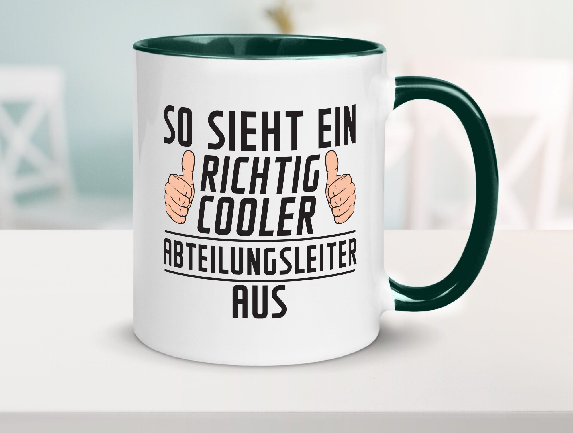 Richtig Cooler Abteilungsleiter| Führungskraft lustiger Spruch Geschenk Humor