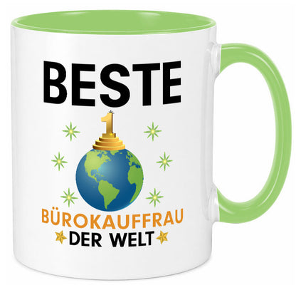 Welt Beste Bürokauffrau | Kauffrau Geschenk Arbeit Kollegen Büro lustiger