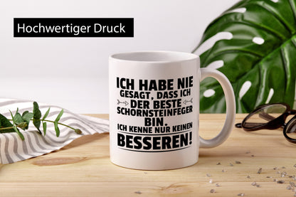 Der Beste Schornsteinfeger | Kaminkehrer Handwerk Geschenkidee Humor Tasse
